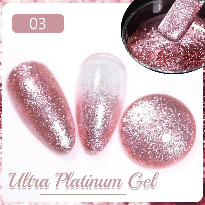 Wine Red Cat Eye Gel Polish