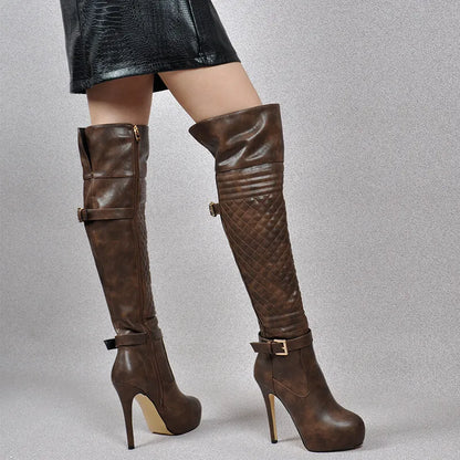 Chain Knee Boots