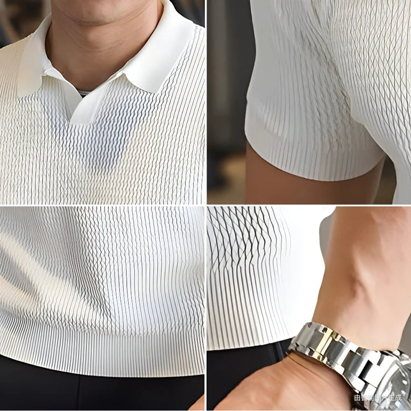 Solid Breathable Summer Polo