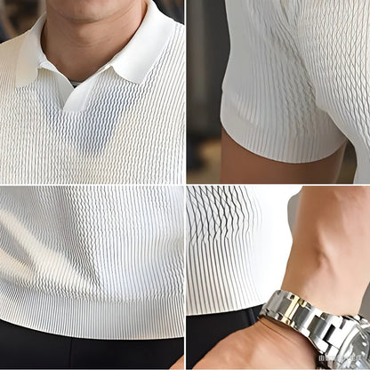 Solid Breathable Summer Polo