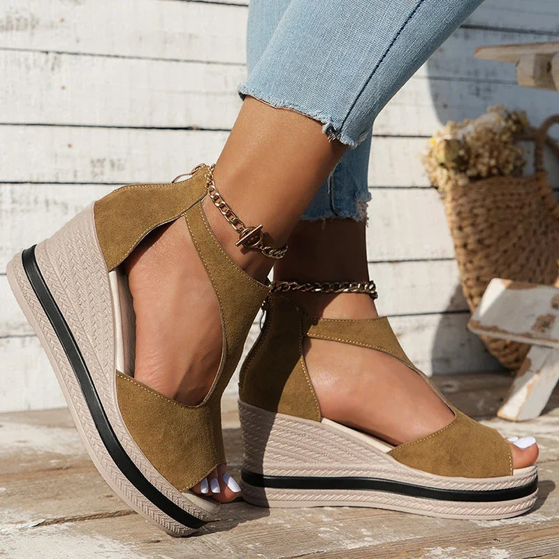 Leisure High Heel Wedges