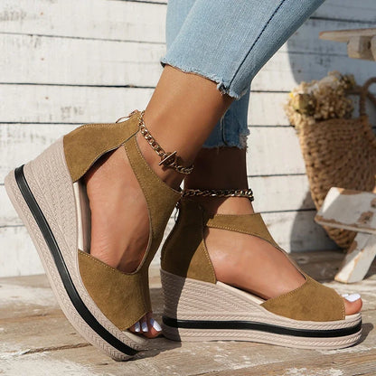Leisure High Heel Wedges