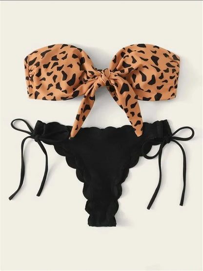Women's Lace-Up Bikini
