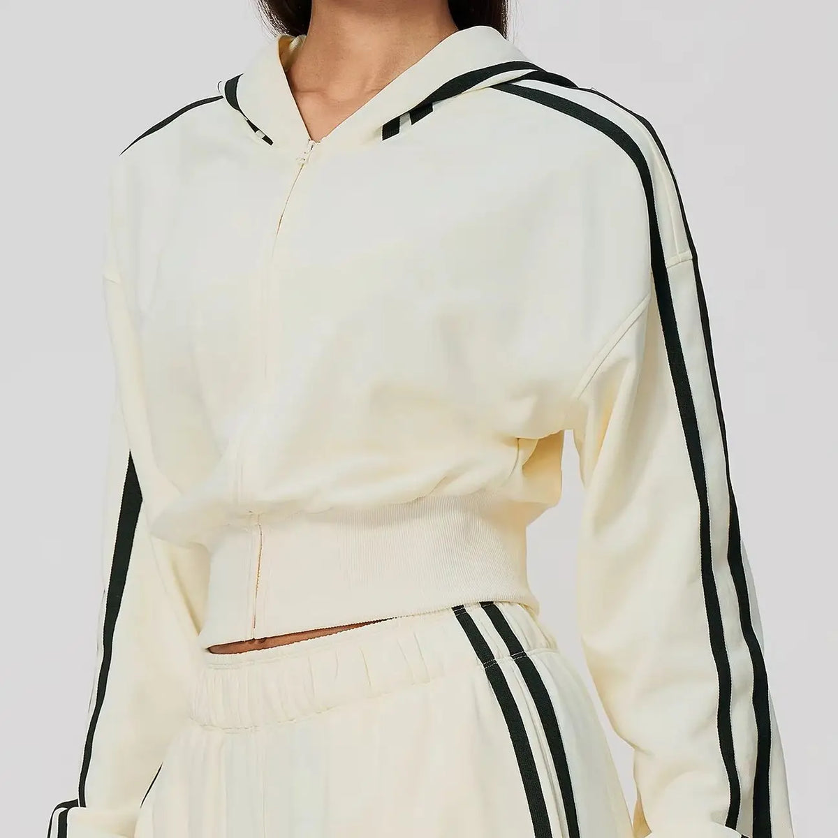 Thickened Hooded Zip Jacket