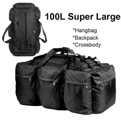100L Camping Duffel Backpack