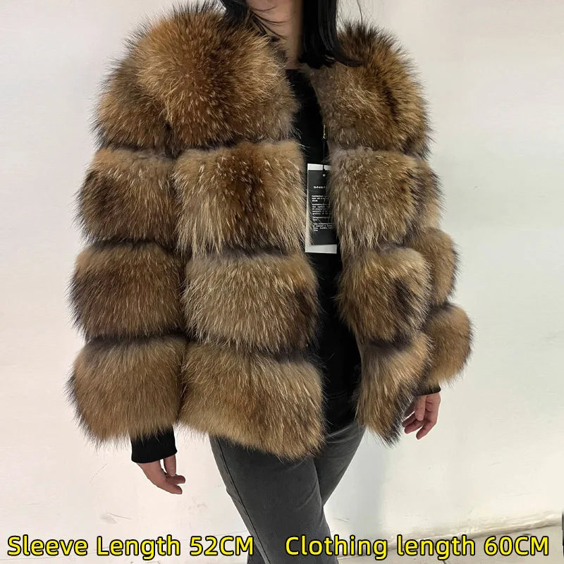 Raccoon Dog Fur Jacket