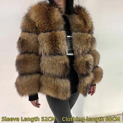 Raccoon Dog Fur Jacket