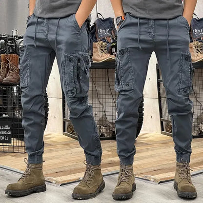 Outdoor Multi Pocket Zipper Work Trouser
