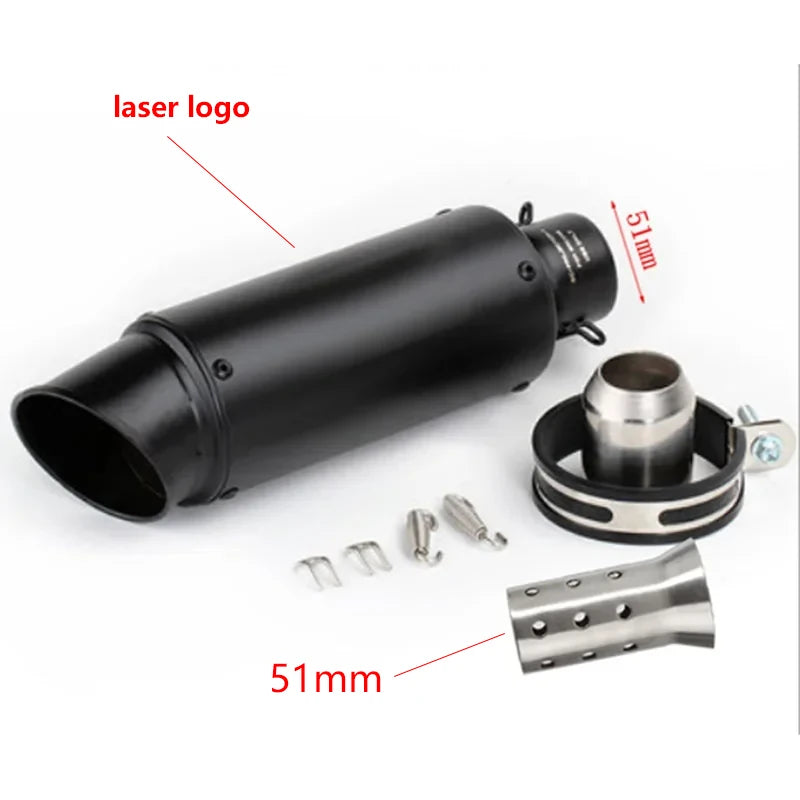 Universal 51/60mm Carbon Fiber Exhaust Muffler DB Killer