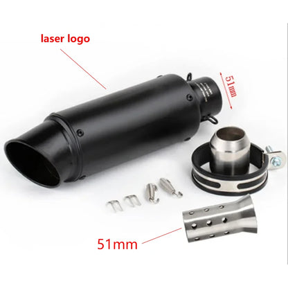 Universal 51/60mm Carbon Fiber Exhaust Muffler DB Killer