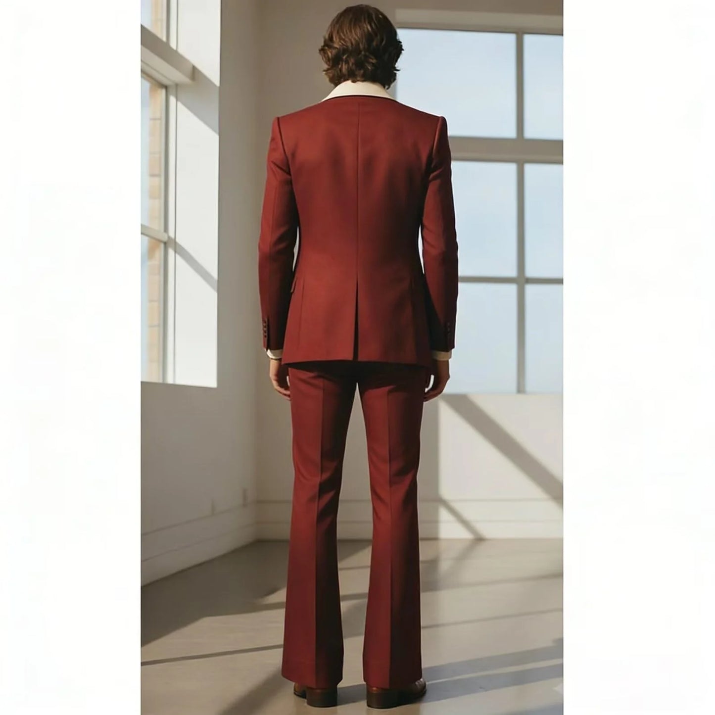 Slim Fit Peak Lapel Suit