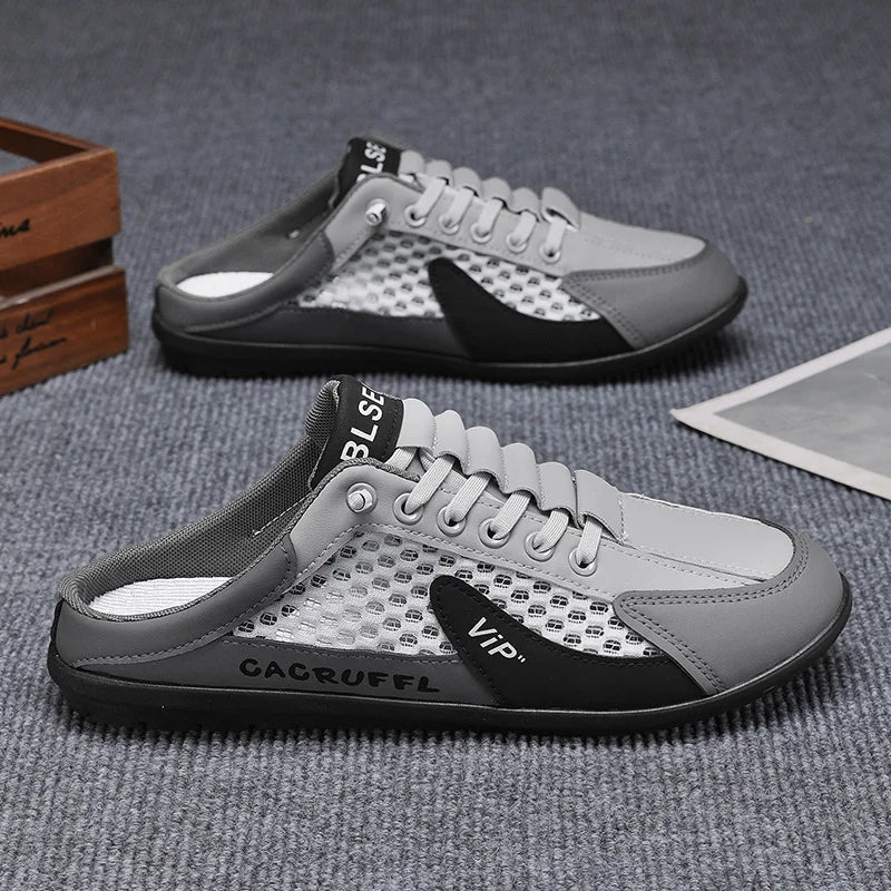 Summer Style Closed-Toe Half-Slip Loafers