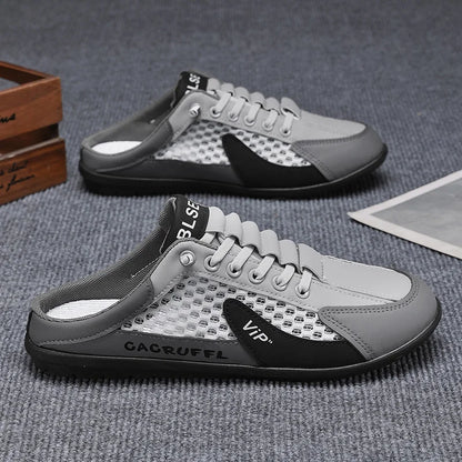 Summer Style Closed-Toe Half-Slip Loafers