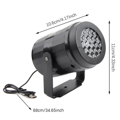 Rotating Halloween Pattern Projector