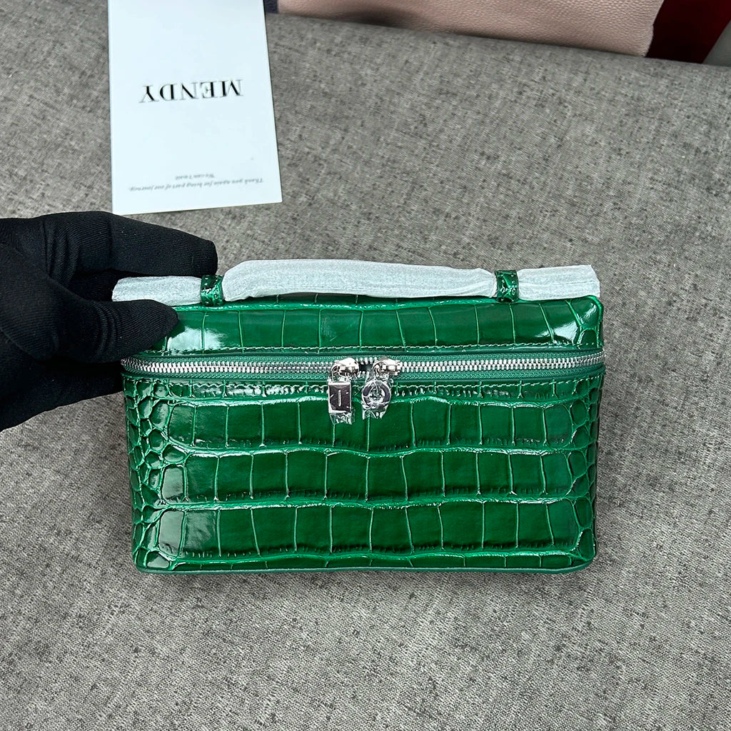 Crocodile Embossed Mini Clutch