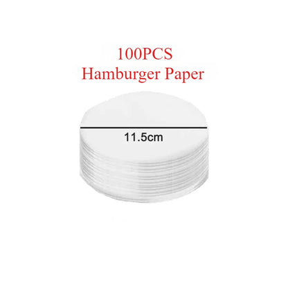 Plastic Kitchen Gadgets Round Hamburger