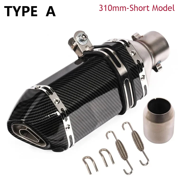 Universal 51mm Stainless Steel Exhaust Muffler Tube