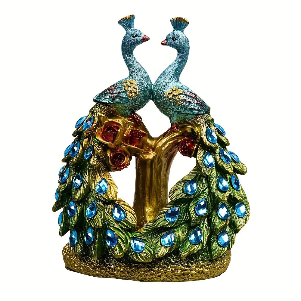 Peacock Resin Ornament