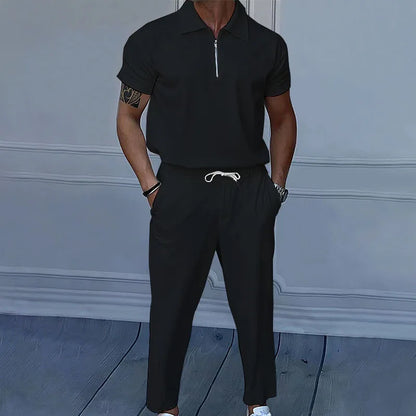 Summer European American Solid Suit