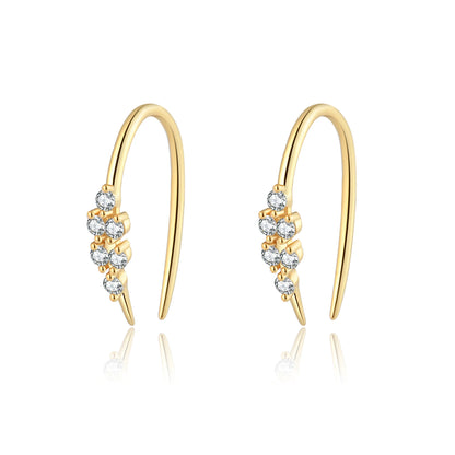 Sterling Silver Huggie Earrings