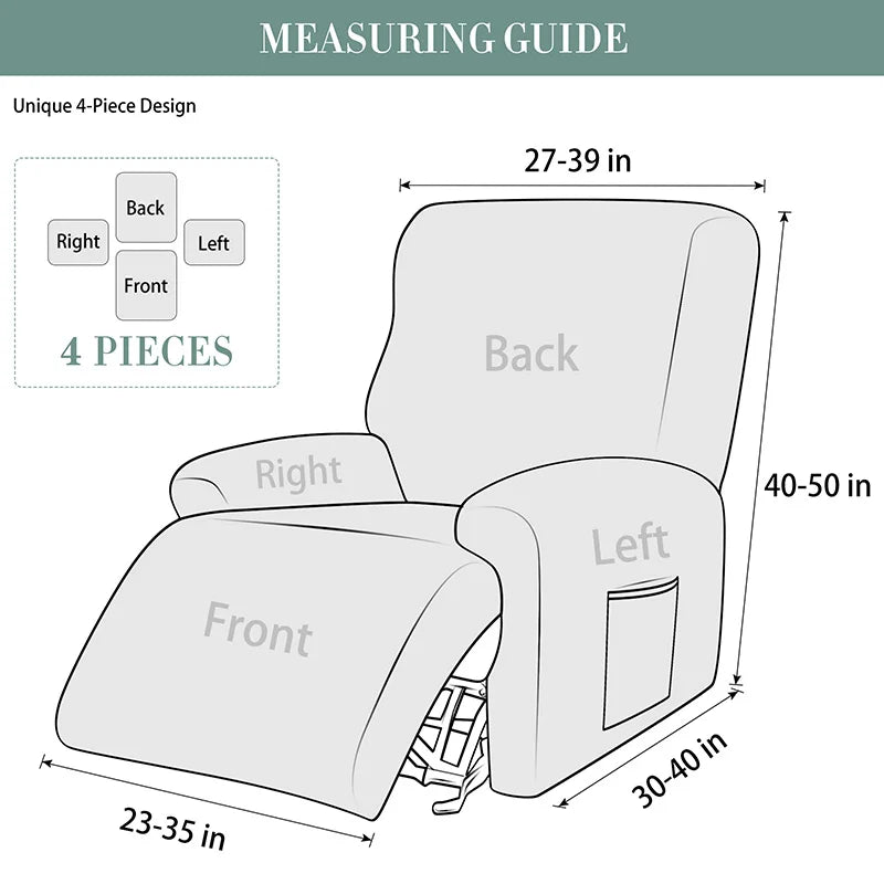 Jacquard Recliner Cover