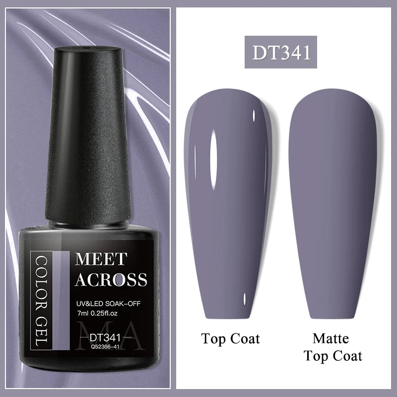 MEET ACROSS Matte Gel Polish
