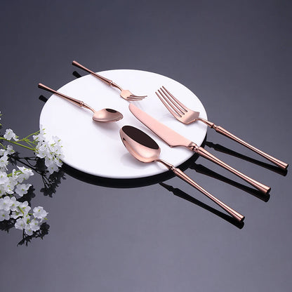 Metal Solid Sliver Cutlery Set