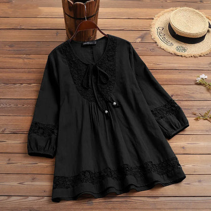 Cotton Lace Loose Top