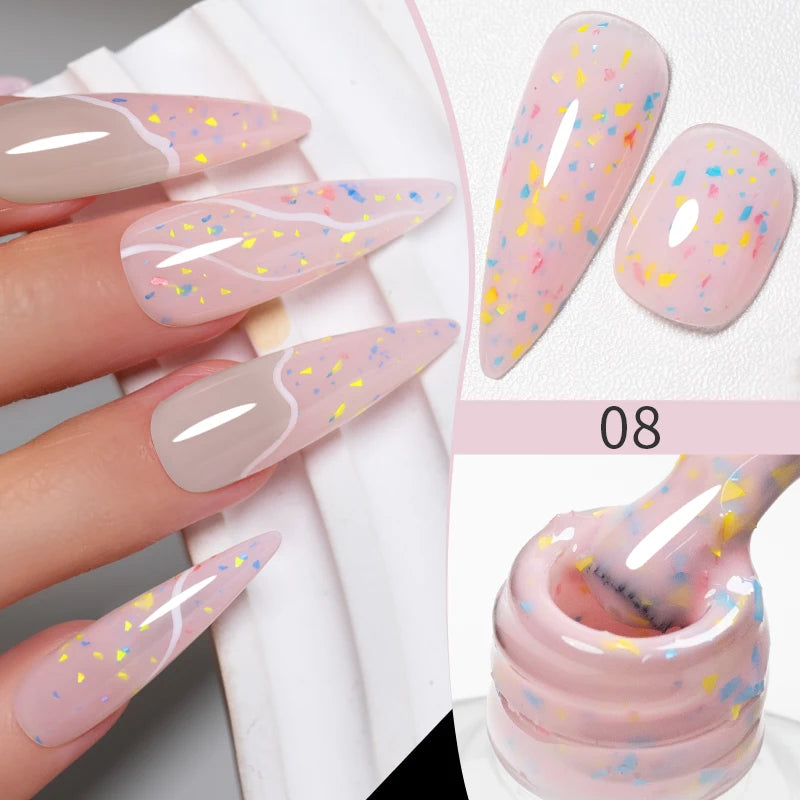PUENTE Glitter Poly Nail Gel