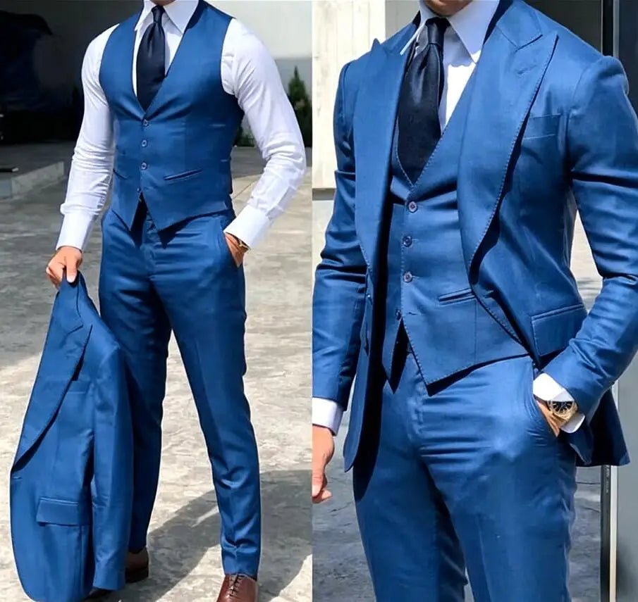 Classy Wedding Tuxedos Slim Suit
