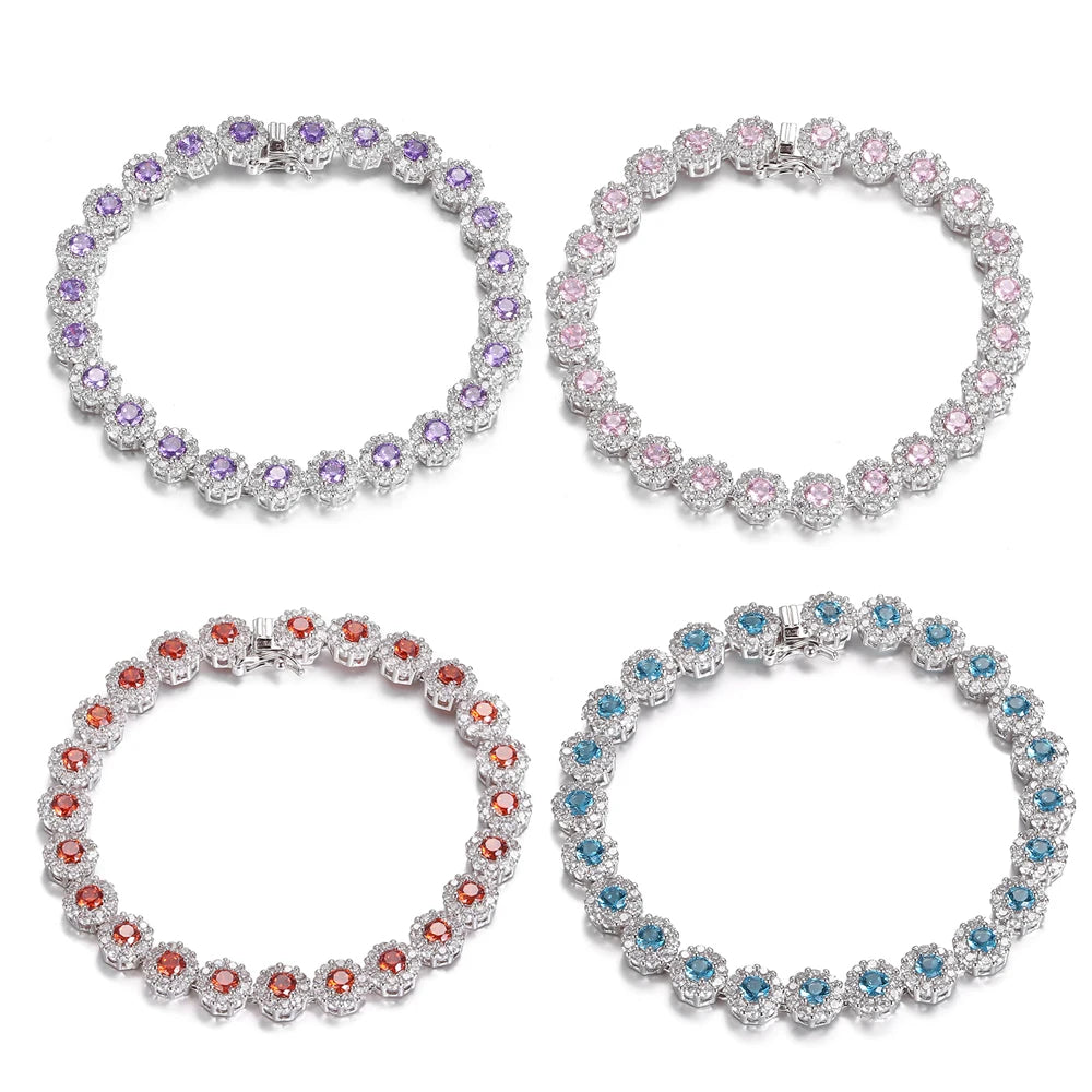 Sparkling Zircon Tennis Bracelet