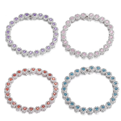 Sparkling Zircon Tennis Bracelet