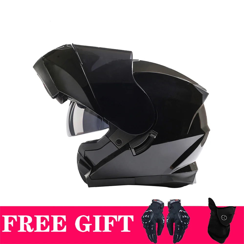 BLD-162 Double-Visor Flip-Up Helmet