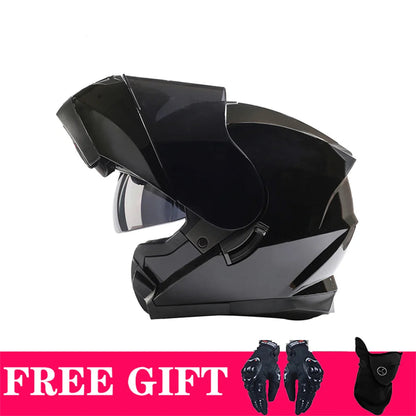 BLD-162 Double-Visor Flip-Up Helmet