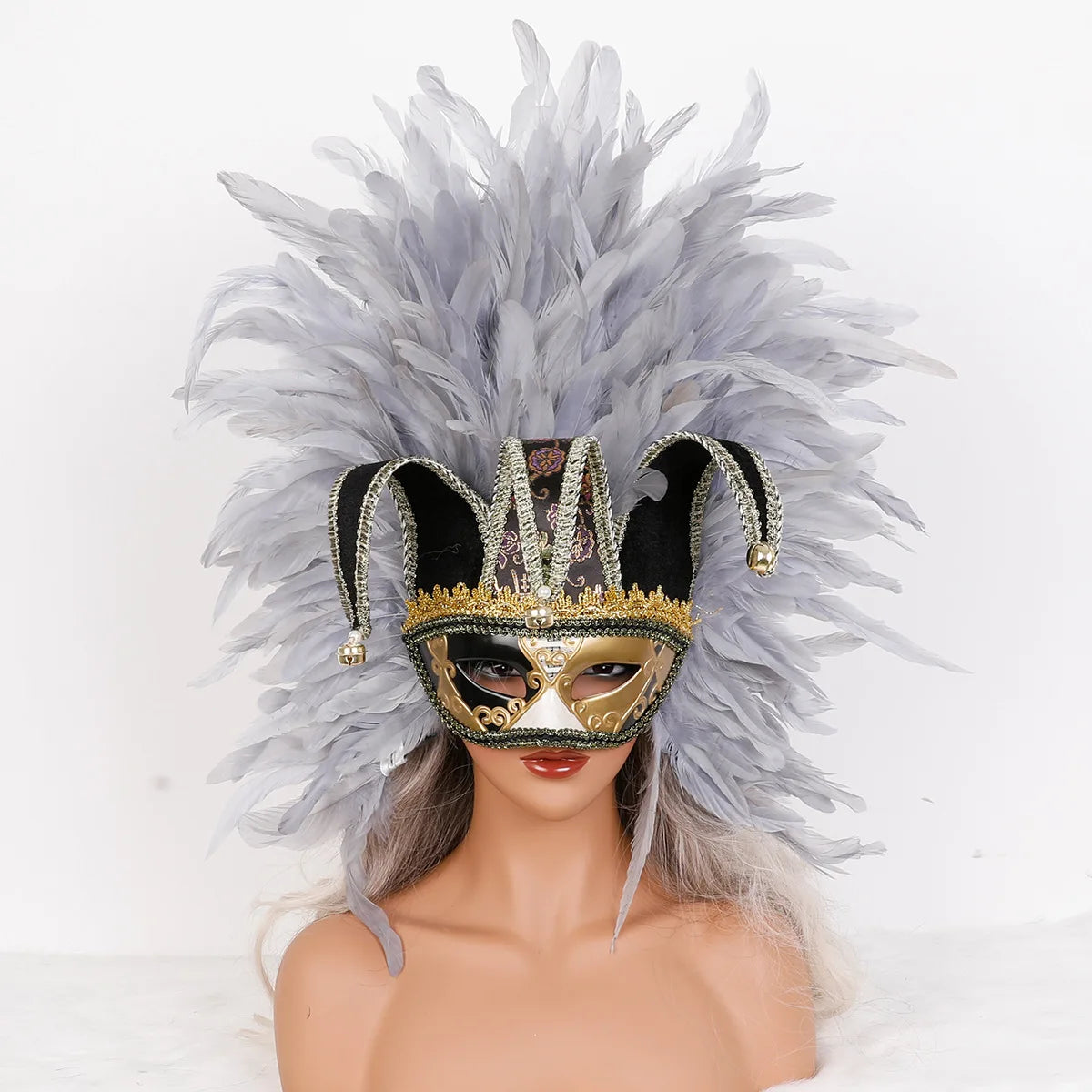 Feather Masquerade Party Mask