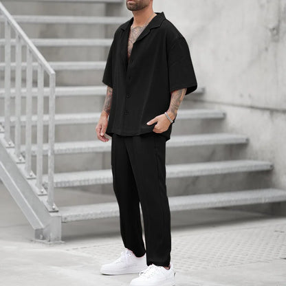 Solid Color Spring Summer Suit
