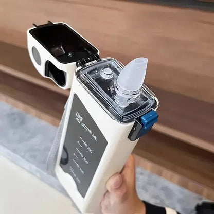 Lockable Lid Sports Water Bottle