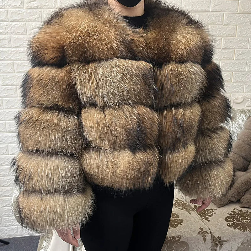 Raccoon Dog Fur Jacket