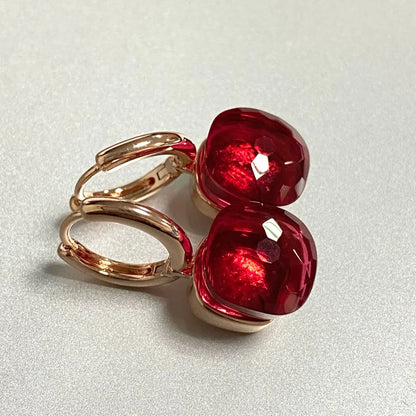 Square Crystal Earrings