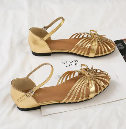 Boho Butterfly-Knot Flat Sandals