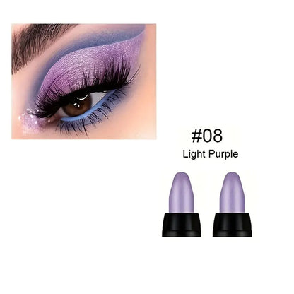16 Colors Pearlescent Glitter Eyeliner