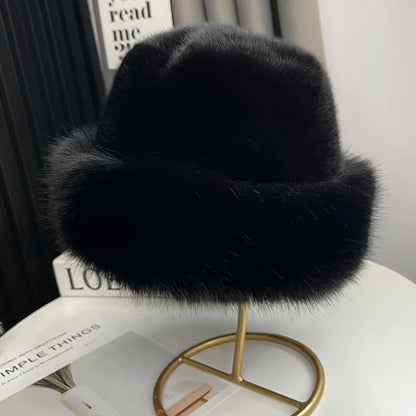 Faux Fox Fur Winter Hat