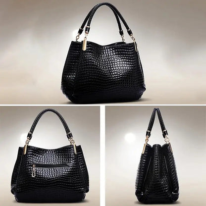 Crocodile Print Tote Bag