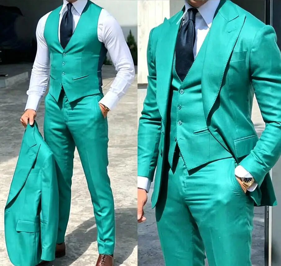 Classy Wedding Tuxedos Slim Suit