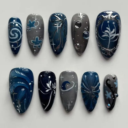 Y2K Cat Eye Press-On Nails