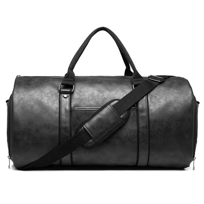 Foldable PU Leather Garment Bag