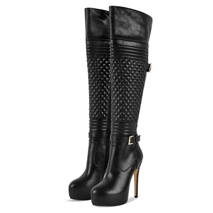 Chain Knee Boots