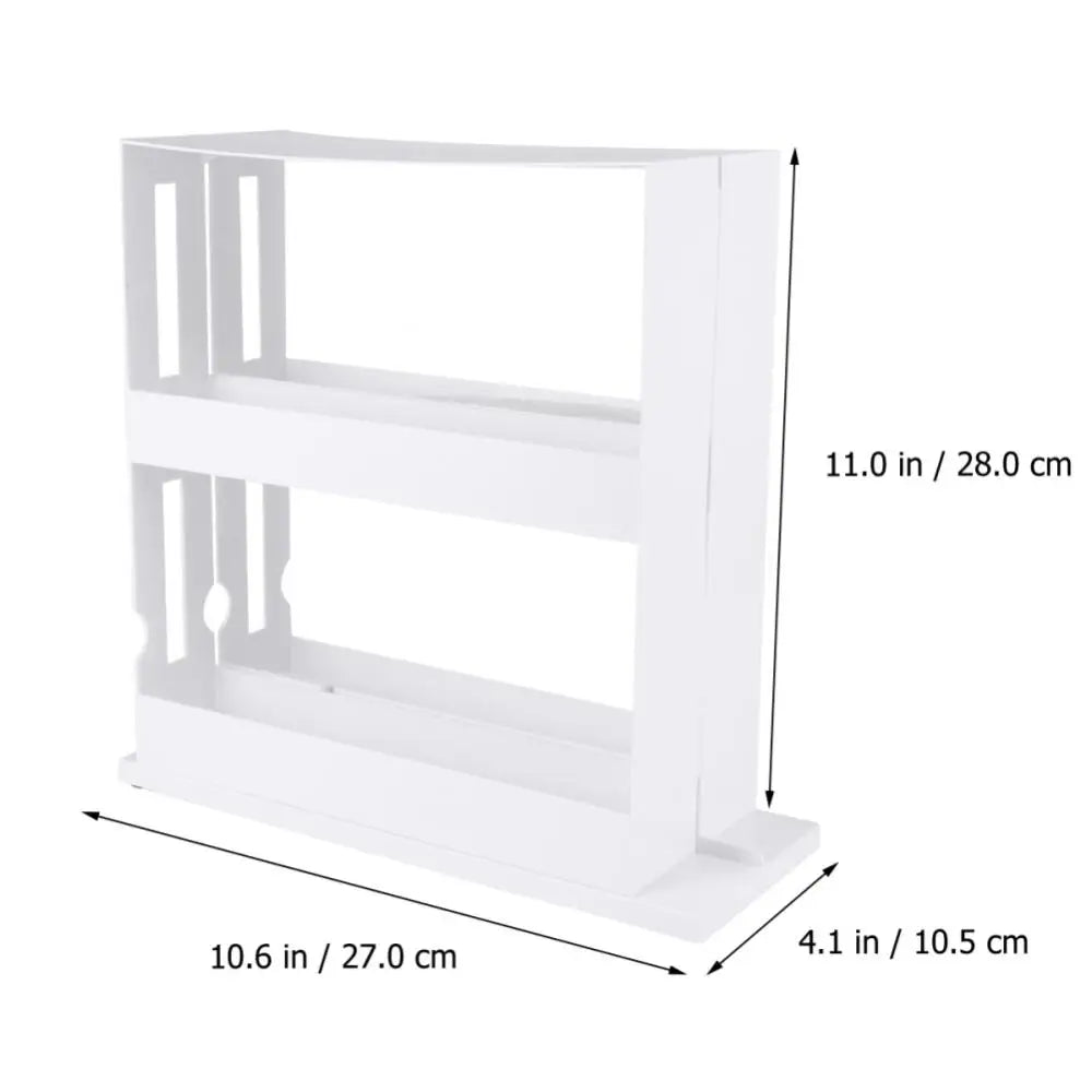Multifunction Rotating Jar Storage Rack