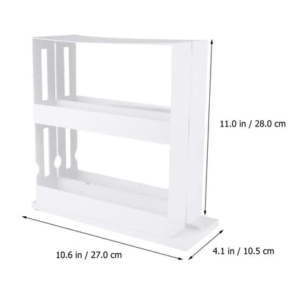 Multifunction Rotating Jar Storage Rack