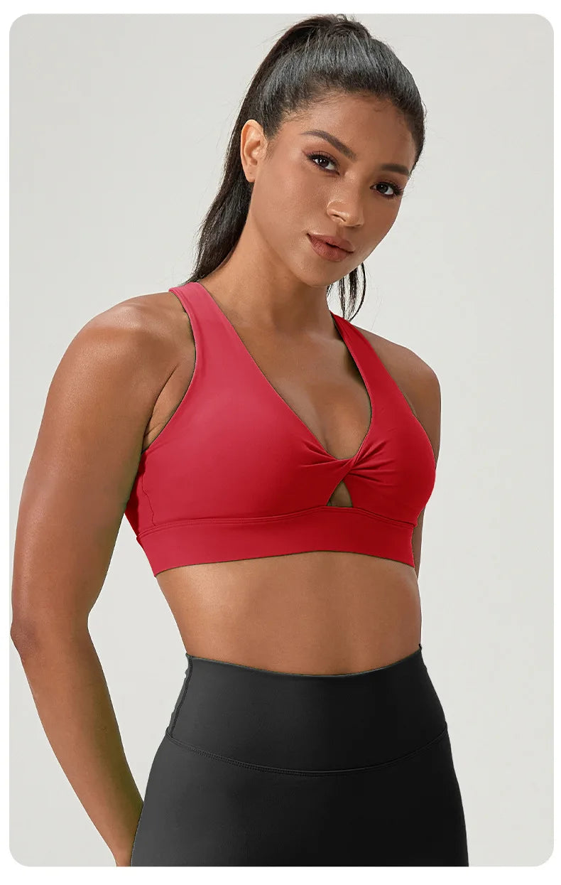 Yoga bra detachable padding quick-drying